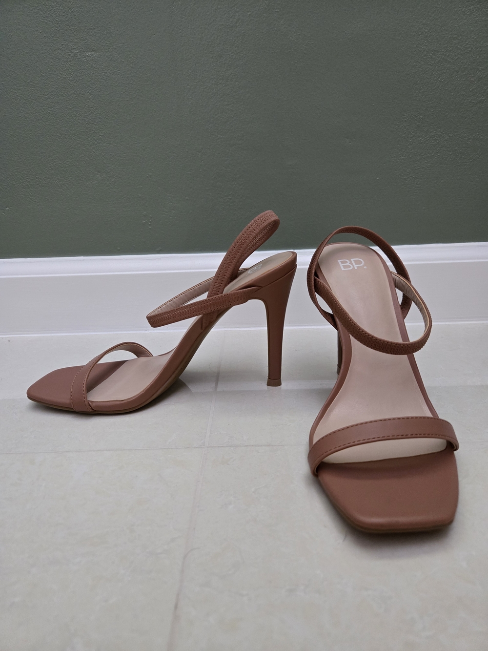 Nordstrom BP Brown Strappy Heels 🤎